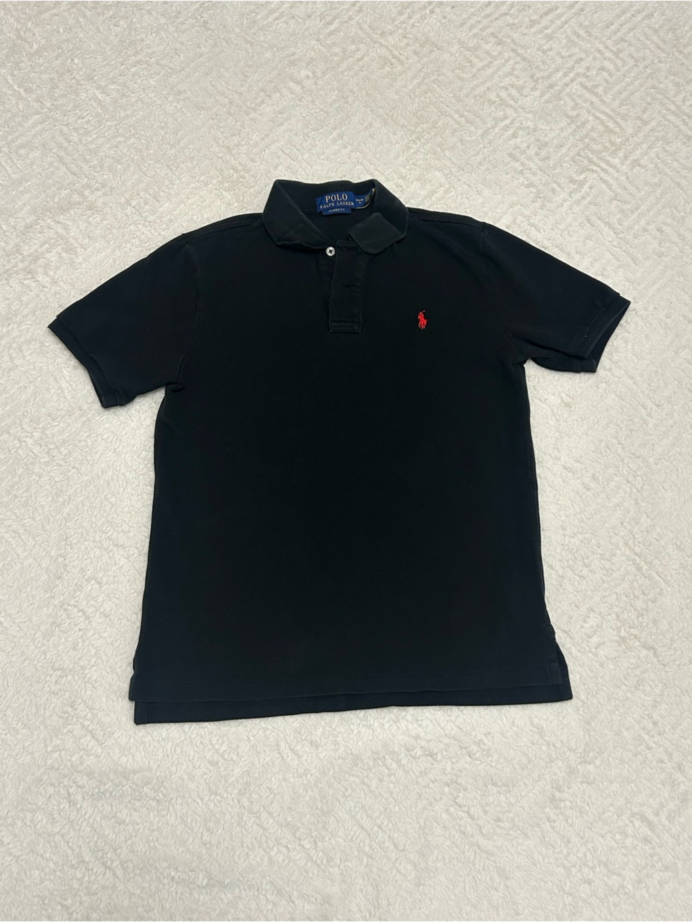 Polo by Ralph Lauren Black Polo with Red Pony